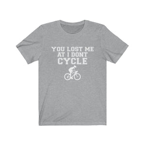 You lost me at I don't bike - 1