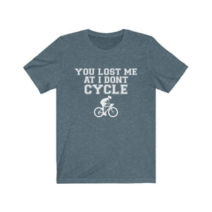 You lost me at I don't bike - 1