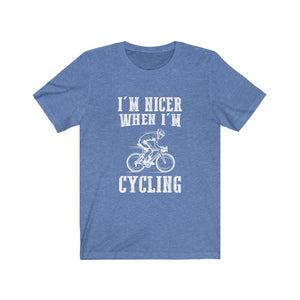 I'm nicer when I'm cycling