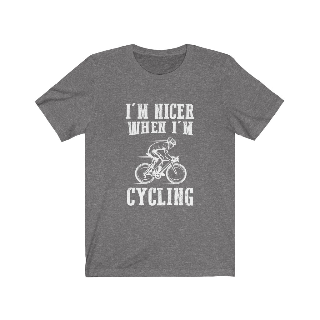 I'm nicer when I'm cycling