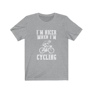 I'm nicer when I'm cycling